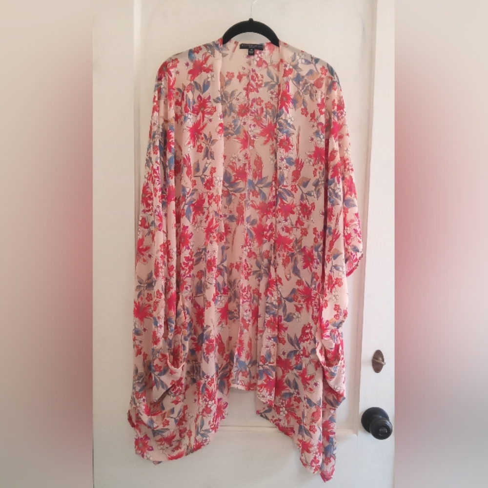 Floral Cover-up with Pockets